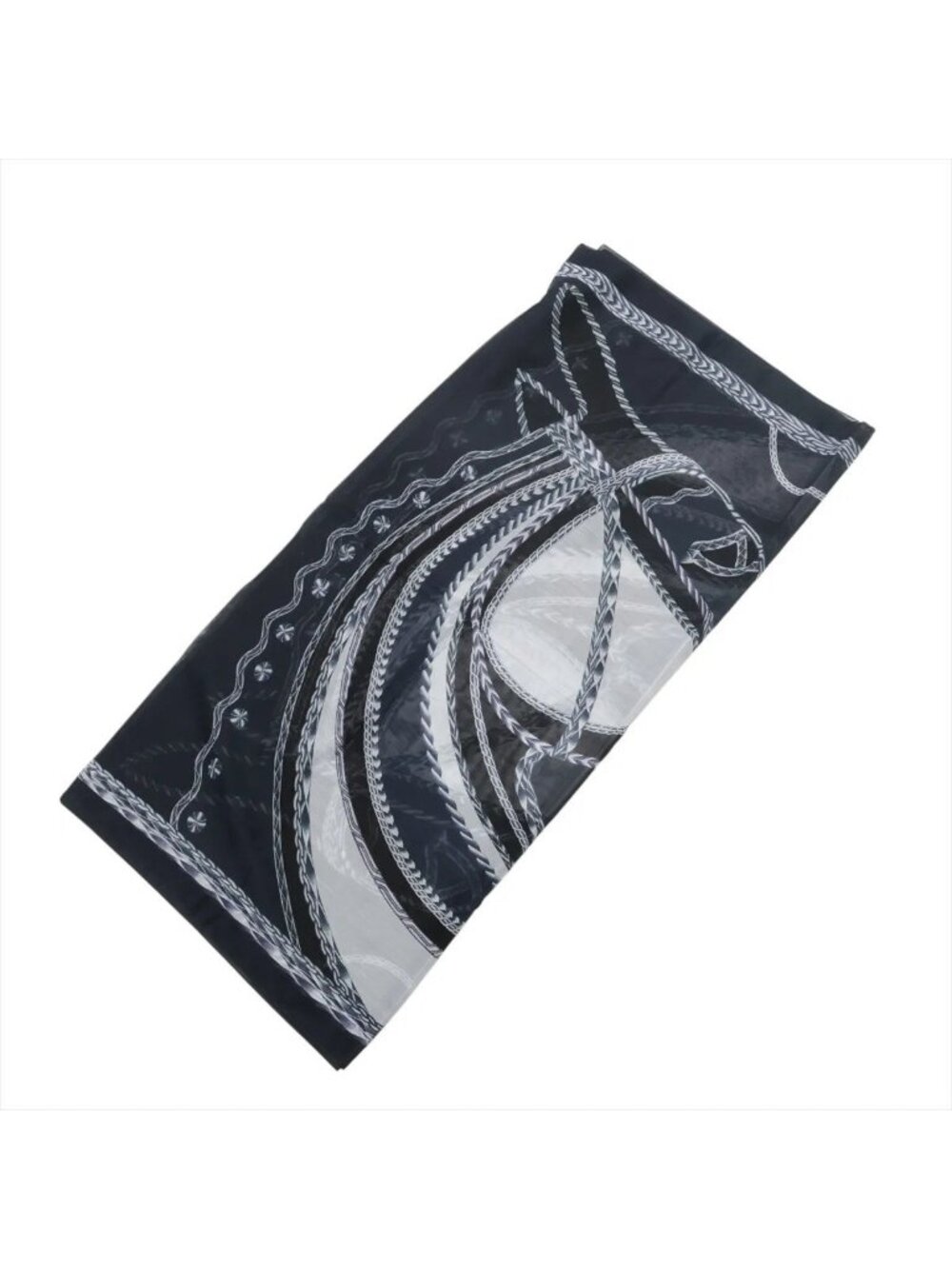 Hermes Carre Robe du Soir Large Shawl Scarf